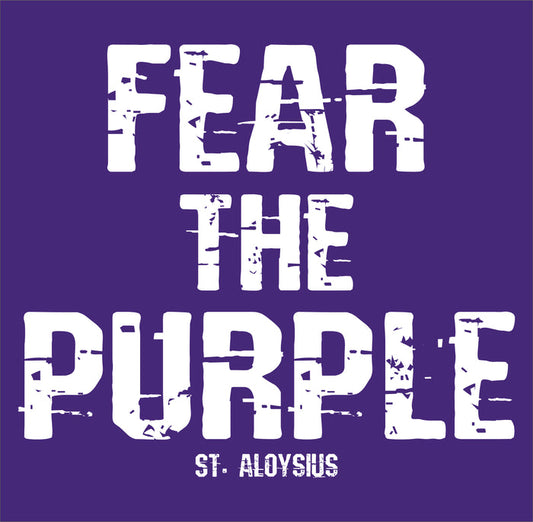 Long Sleeve Fear The Purple Tee #19