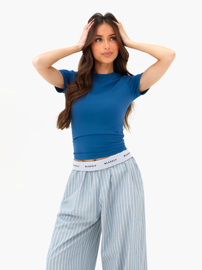 Lucia Baby Tee - Dark Blue
