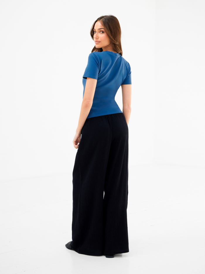 Lucia Baby Tee - Dark Blue