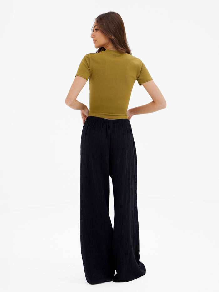 Lucia Baby Tee - Deep Olive
