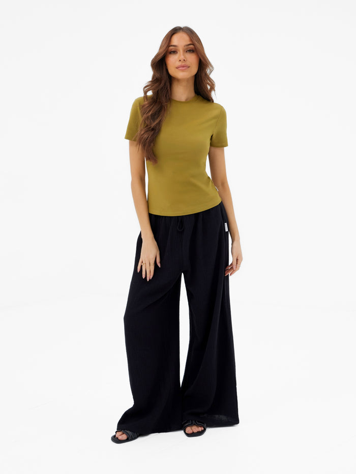 Lucia Baby Tee - Deep Olive