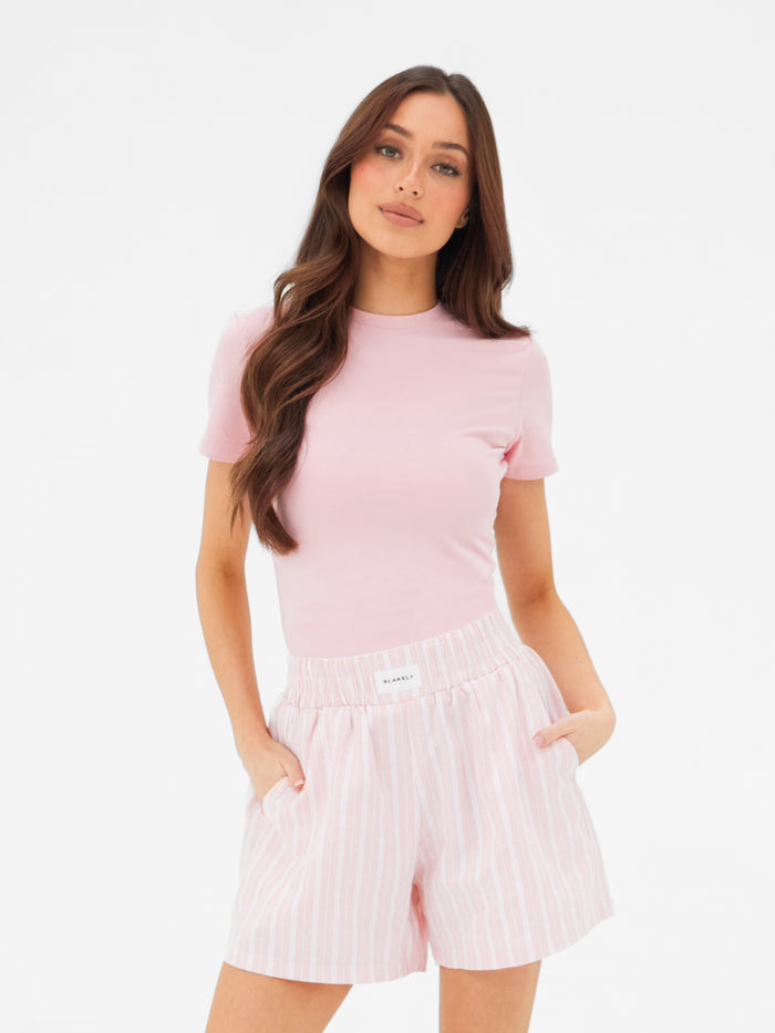 Lucia Baby Tee - Pastel Pink