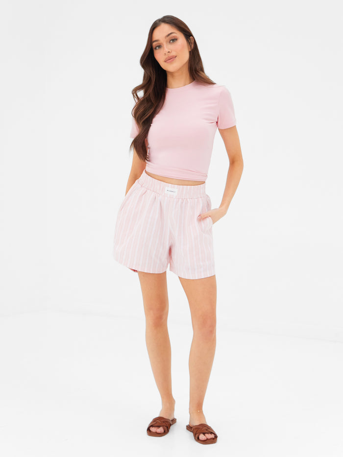 Lucia Baby Tee - Pastel Pink