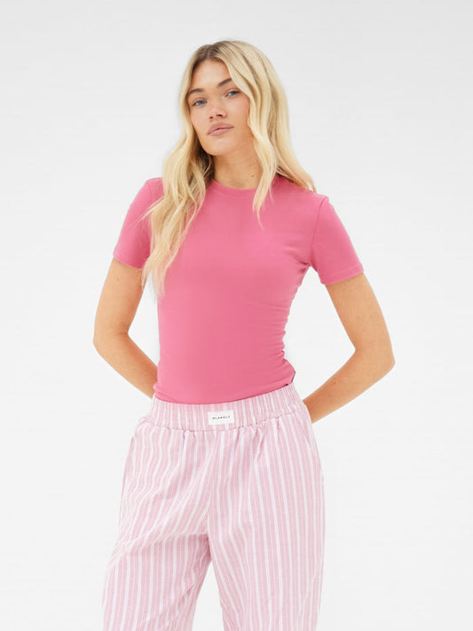 Lucia Baby Tee - Raspberry