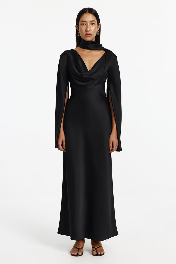 CORE-SS260413D_LUKA_LONG_SLEEVE_GOWN-BLACK-1