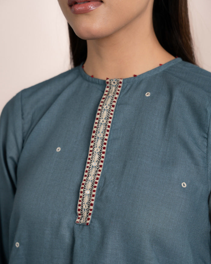 Luna Top - Normandy Blue