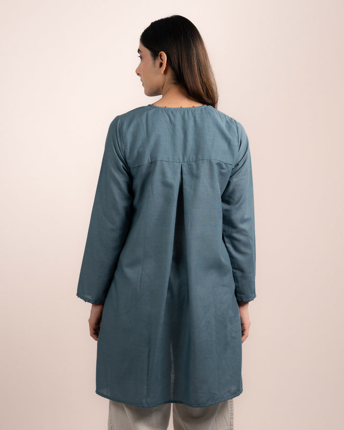 Luna Top - Normandy Blue
