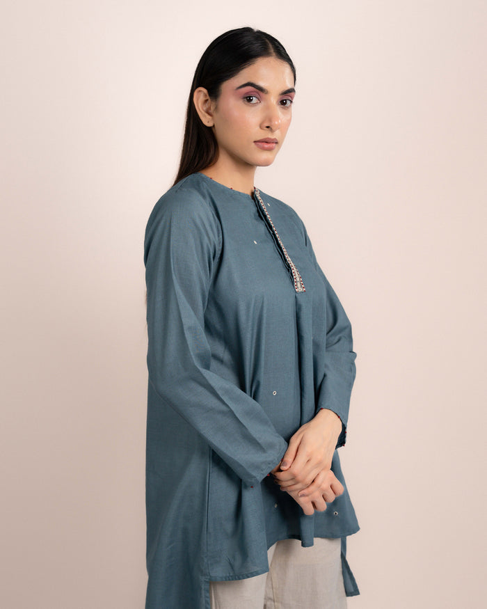 Luna Top - Normandy Blue