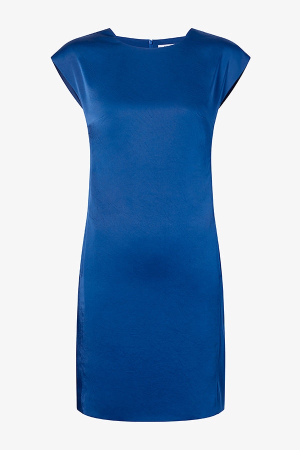 packshot image of the maaza dress in sapphire | Exclude | Still