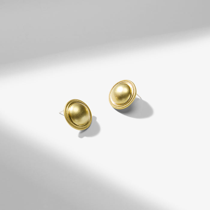 packshot image of the marcy earrings in gold | Lead