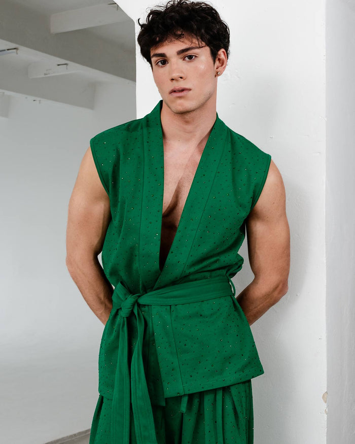 Marius Rhinestone Vest