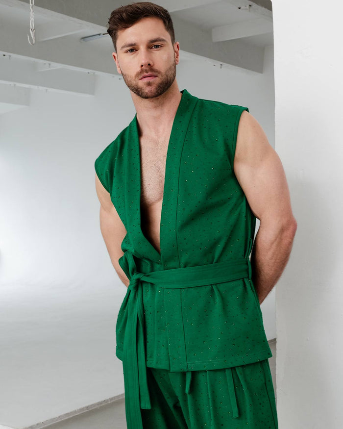 Marius Rhinestone Vest
