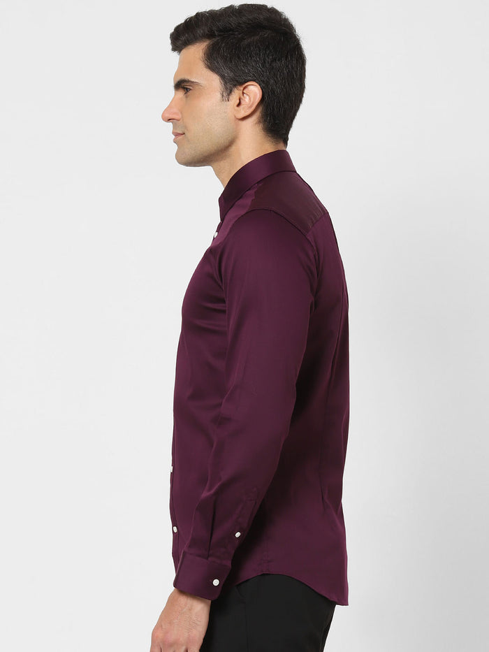 Maroon Full Sleeves Shirt
