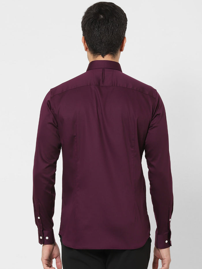 Maroon Full Sleeves Shirt