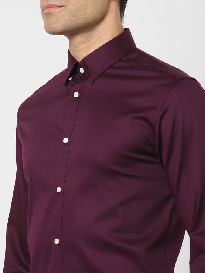 Maroon Full Sleeves Shirt