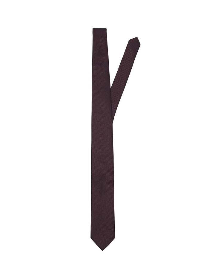 Maroon Structured Tie
