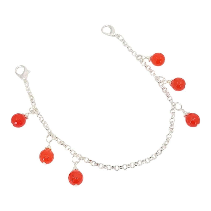 Mask Chain - Bead Drops (Red Topaz) by Tiny Aloha