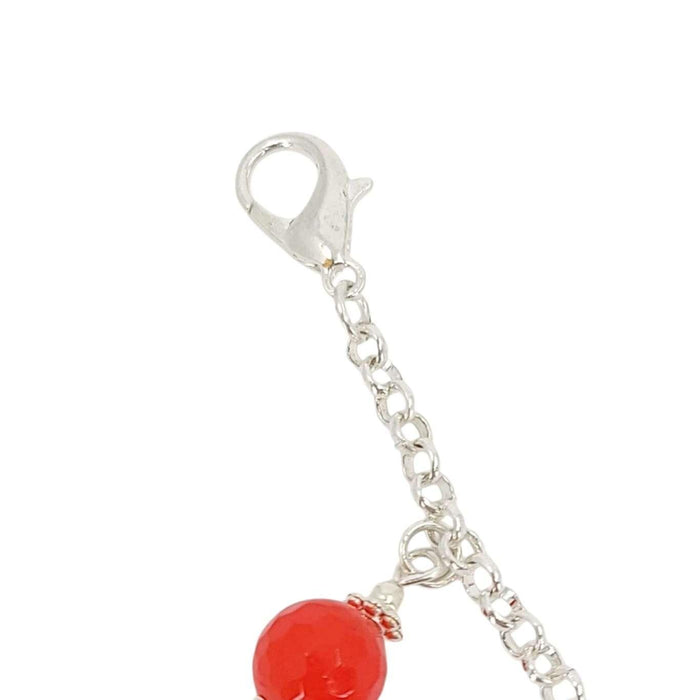 Mask Chain - Bead Drops (Red Topaz) by Tiny Aloha