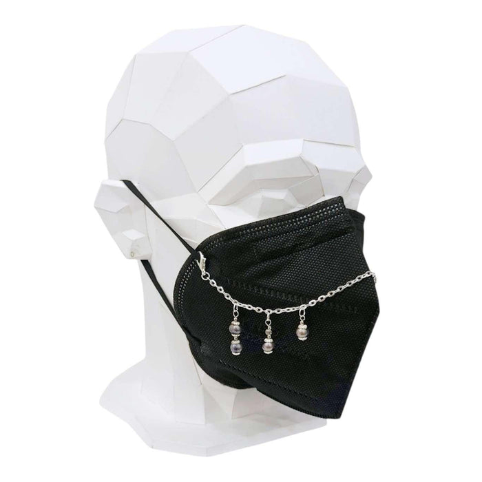 Mask Chain - Graduated Pearl Drops (Peacock Pearl) by Tiny Aloha