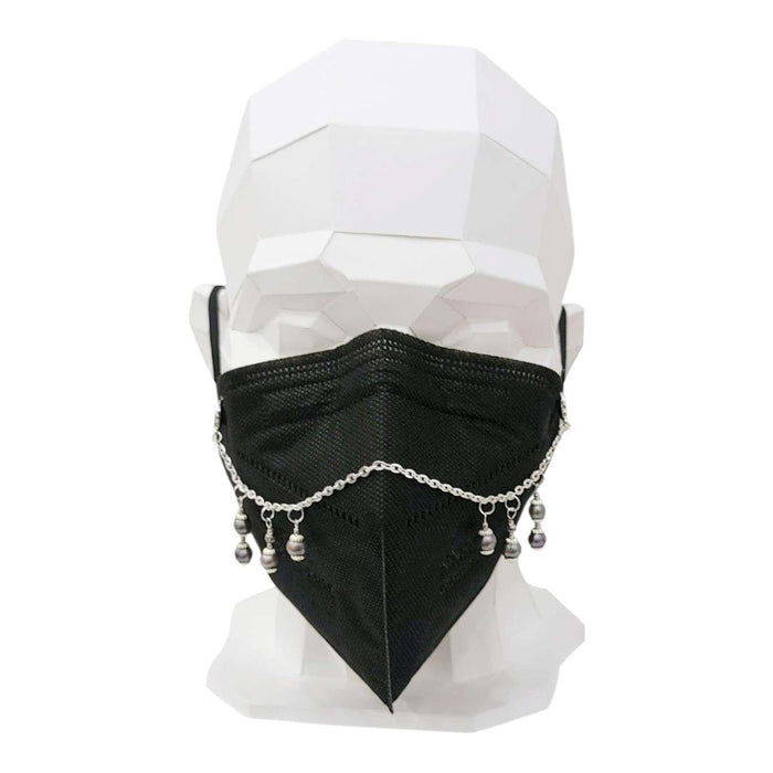 Mask Chain - Graduated Pearl Drops (Peacock Pearl) by Tiny Aloha