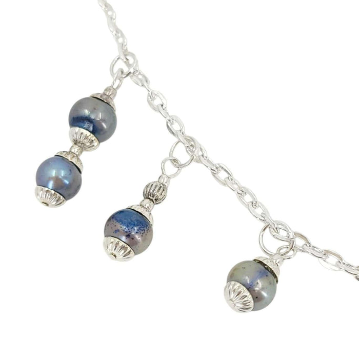 Mask Chain - Graduated Pearl Drops (Peacock Pearl) by Tiny Aloha