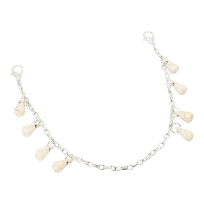 Mask Chain - Pear Drops Chain (White Howlite) by Tiny Aloha