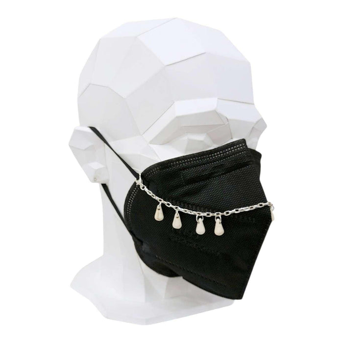 Mask Chain - Pear Drops Chain (White Howlite) by Tiny Aloha