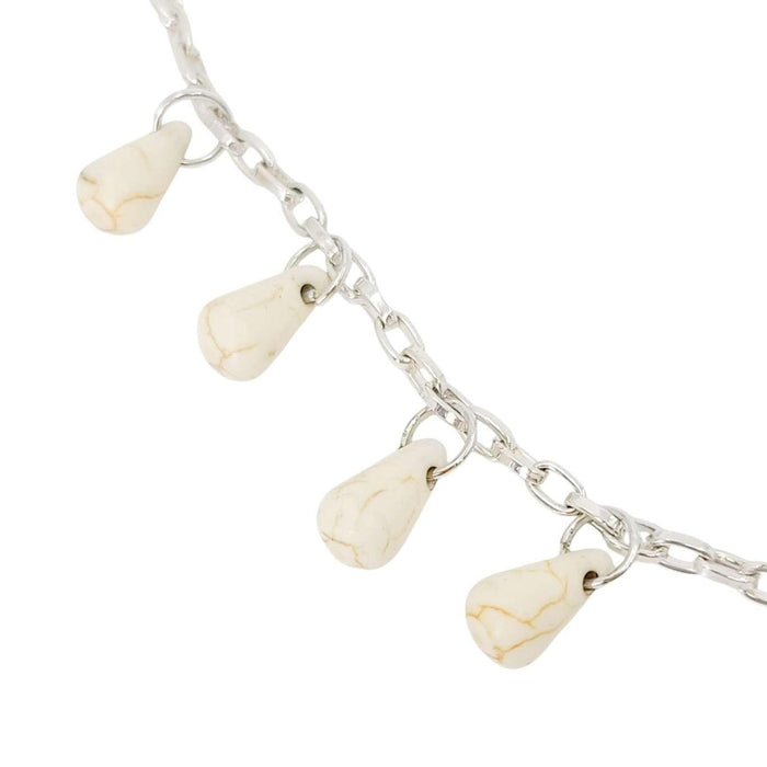 Mask Chain - Pear Drops Chain (White Howlite) by Tiny Aloha
