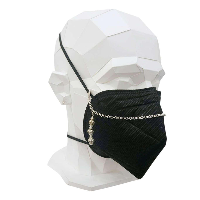 Mask Chain - Side Dangle (Triple Fluted Bead) by Tiny Aloha