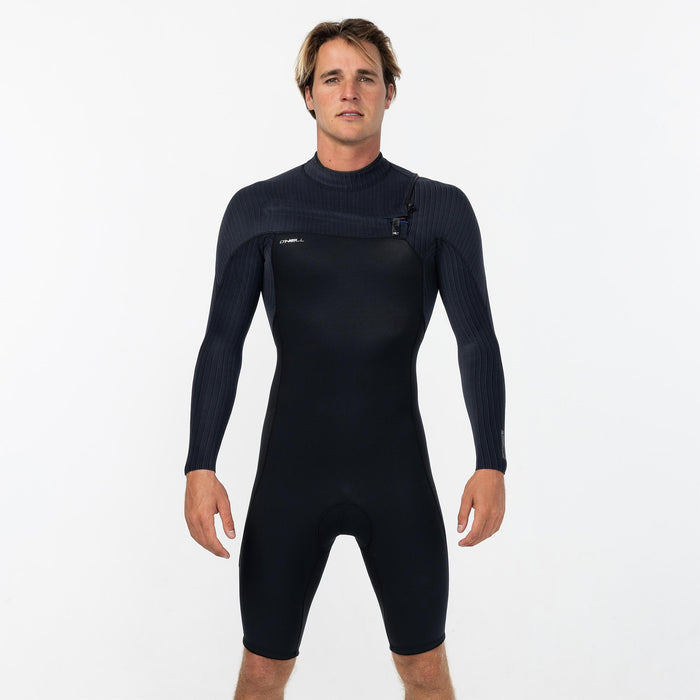 Men's HyperFreak 2mm Long Sleeve Spring Suit Chest Zip - Black