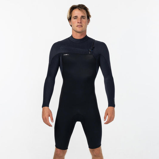 Men's HyperFreak 2mm Long Sleeve Spring Suit Chest Zip - Black