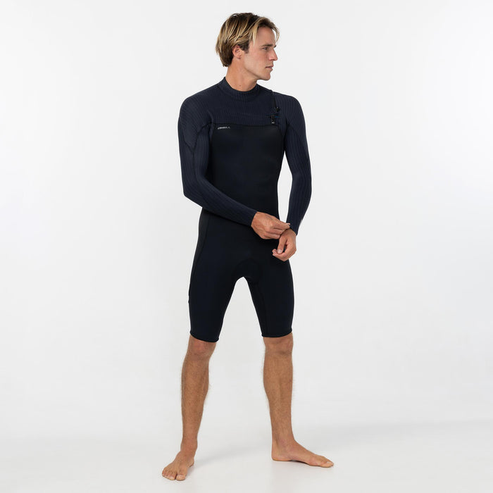 Men's HyperFreak 2mm Long Sleeve Spring Suit Chest Zip - Black