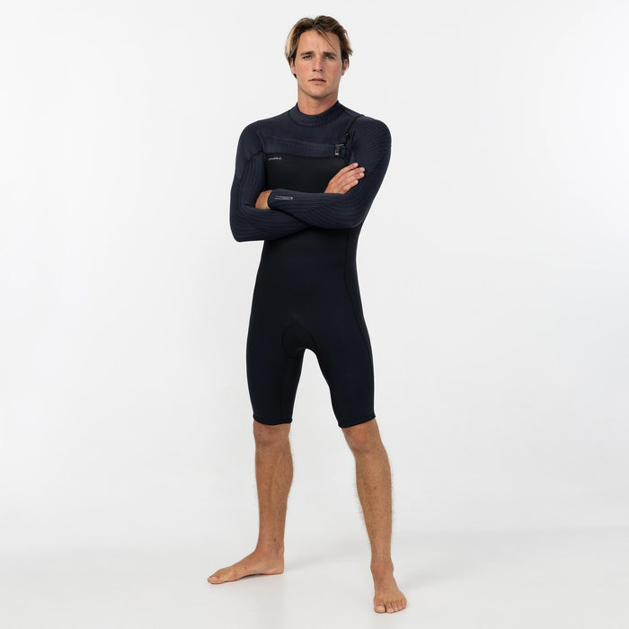 Men's HyperFreak 2mm Long Sleeve Spring Suit Chest Zip - Black