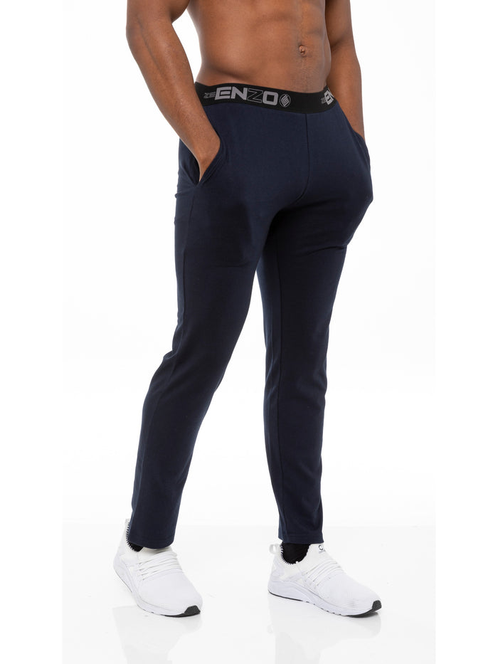 EZPL585 Mens  Jacquard Waistline Lounge Pant Joggers | Enzo Designer Menswear ENZO RAWDENIM