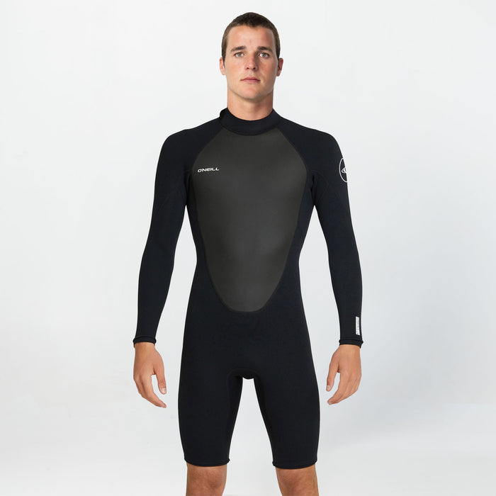 Men's Reactor 2mm Long Sleeve Spring Suit Back Zip - Black