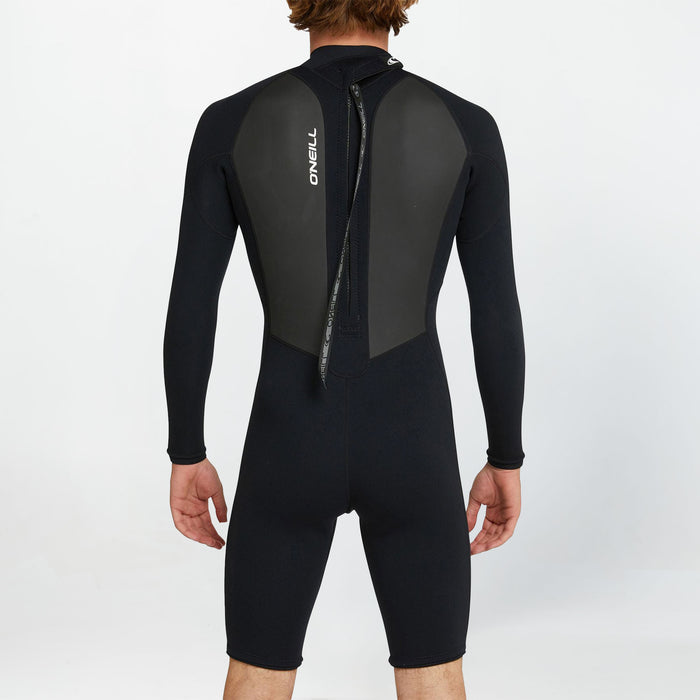 Men's Reactor 2mm Long Sleeve Spring Suit Back Zip - Black