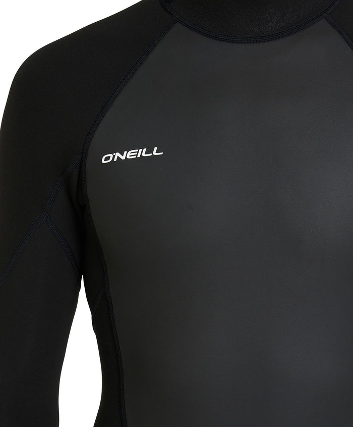 Men's Reactor 3/2mm Steamer Back Zip - Black