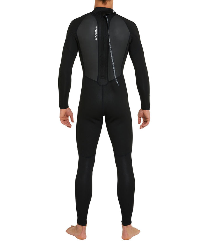 Men's Reactor 3/2mm Steamer Back Zip - Black