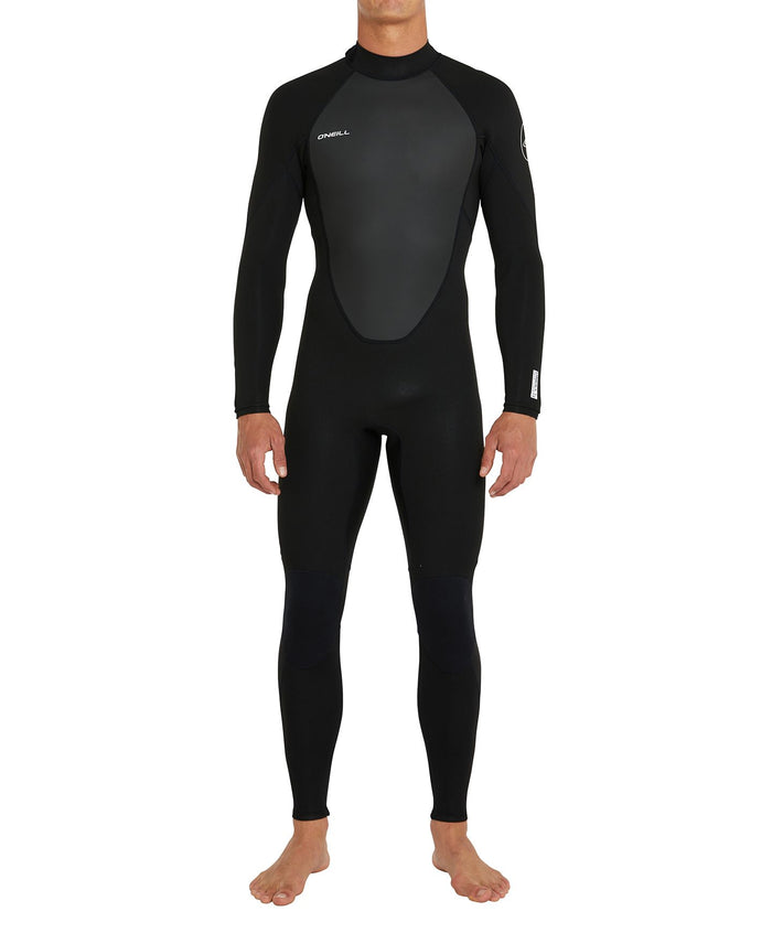 Men's Reactor 3/2mm Steamer Back Zip - Black