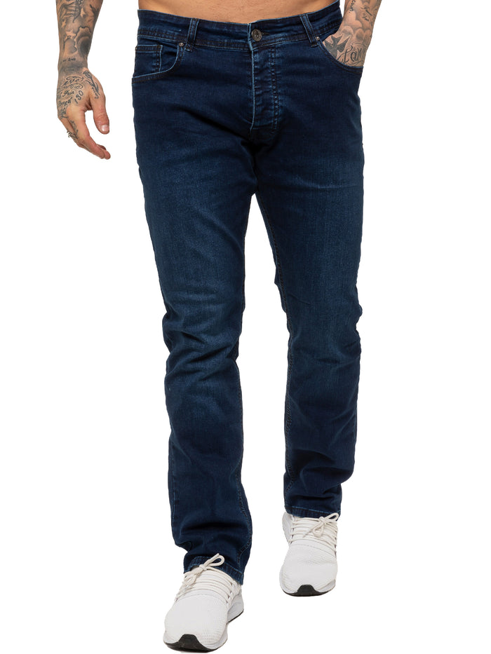 EZ359 LSW Mens Regular Fit Stretch Denim Jeans | Enzo Designer Menswear ENZO RAWDENIM
