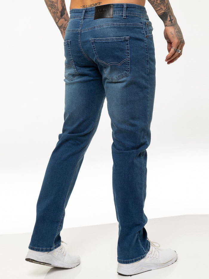 EZ359 LSW Mens Regular Fit Stretch Denim Jeans | Enzo Designer Menswear ENZO RAWDENIM
