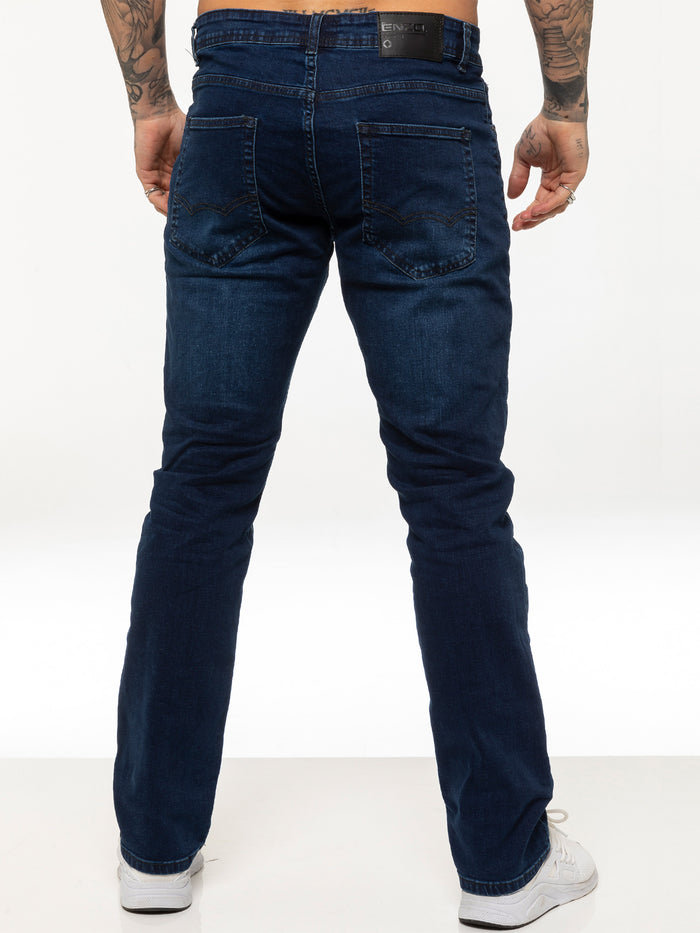 EZ359 LSW Mens Regular Fit Stretch Denim Jeans | Enzo Designer Menswear ENZO RAWDENIM