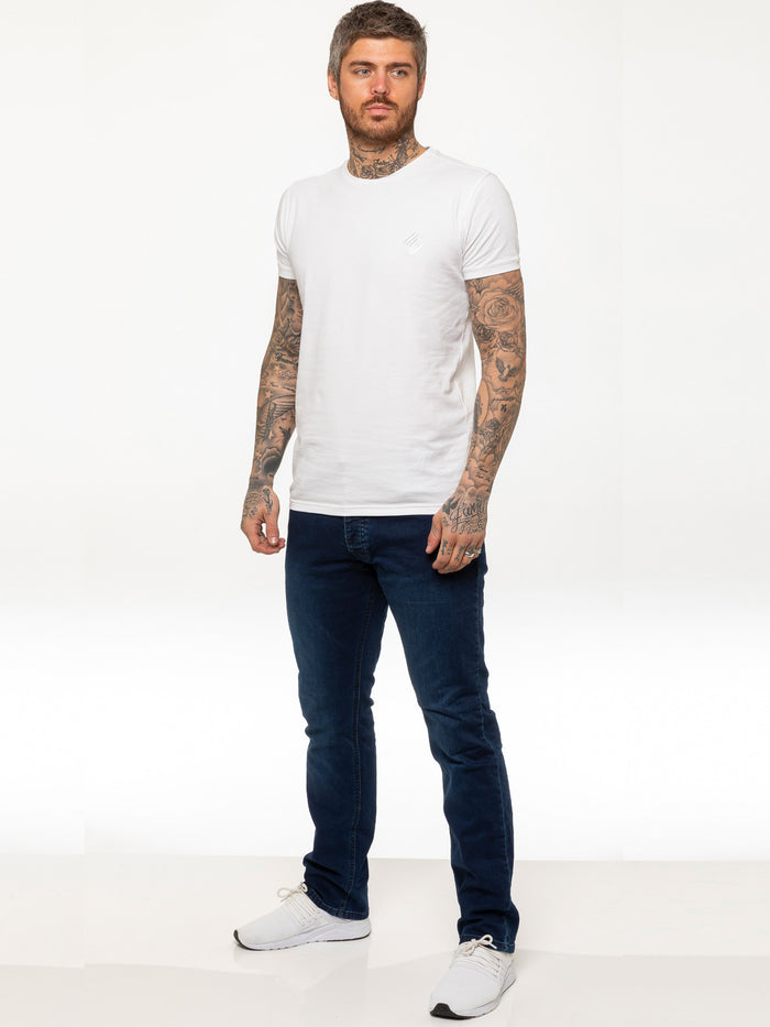 EZ359 LSW Mens Regular Fit Stretch Denim Jeans | Enzo Designer Menswear ENZO RAWDENIM