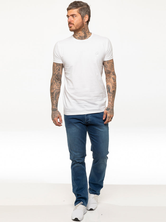 EZ359 LSW Mens Regular Fit Stretch Denim Jeans | Enzo Designer Menswear ENZO RAWDENIM
