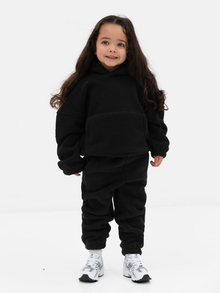 Mini Borg Sweatpants - Black