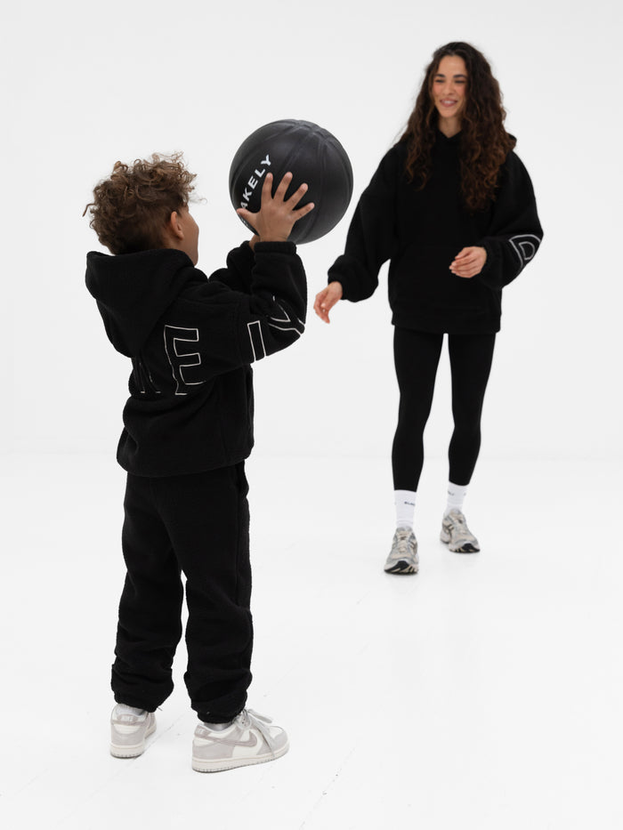 Mini Borg Sweatpants - Black