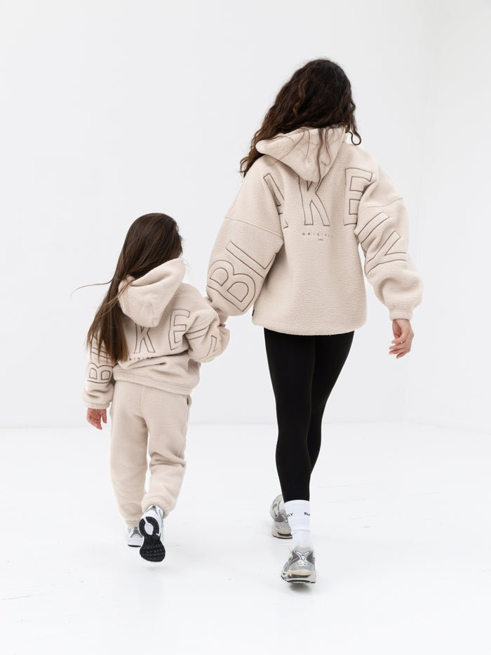 Mini Borg Sweatpants - Tan