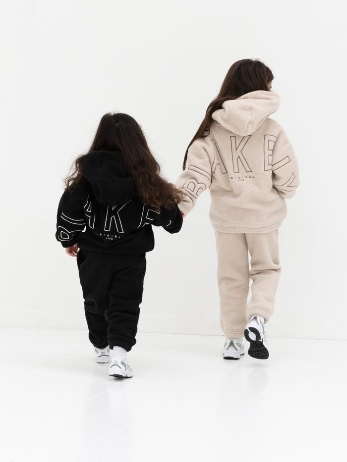 Mini Borg Sweatpants - Tan