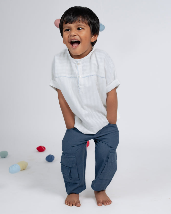 Mini Elite Shirt - Teal Blue