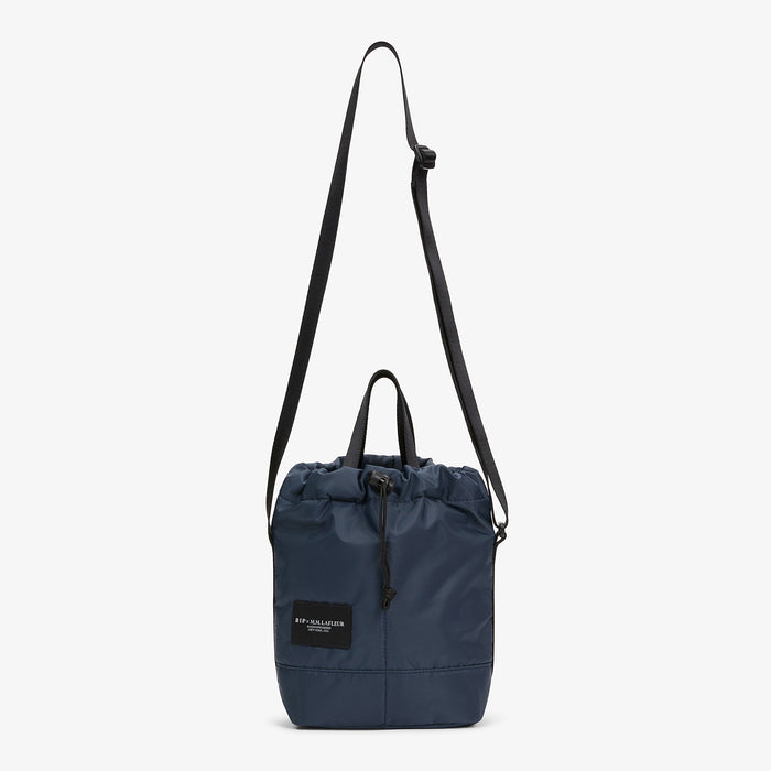 Packshot image of the Bags in Progress x MM Padded Mini Bucket Bag in Navy | Lead